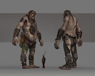 Gigante Orcos y Goblins arte conceptual Warhammer Total War