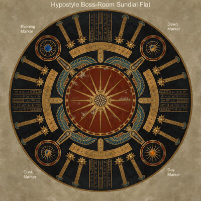 Suelo Reloj de Sol por Sven Bybee