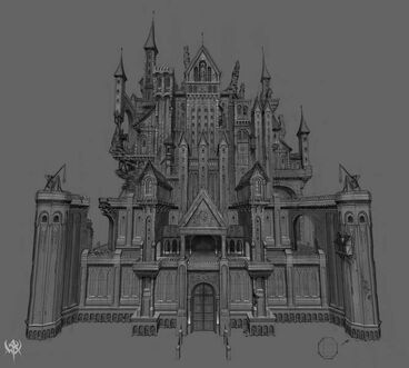 Warhammer age of reckoning conceptart Castillo Imperio (2)