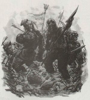 Soldados imperiales agua