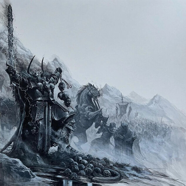 Archaon el Elegido por Karl Kopinski Guerreros del Caos