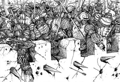 Soldados de Middenheim por Russ Nicholson