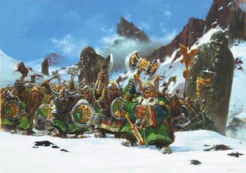 Guerreros de Clan Enanos por Adrian Smith
