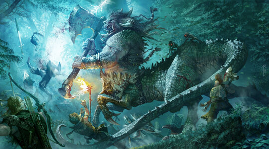 Ogro Dragón Shaggoth de Ryan Barger