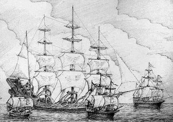 Barcos y naves por Tony Ackland