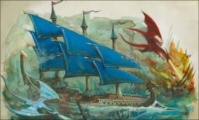 Dragón Marino (nave) por Alex Boyd