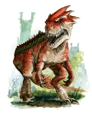 Carnosaurio por Dave Gallagher