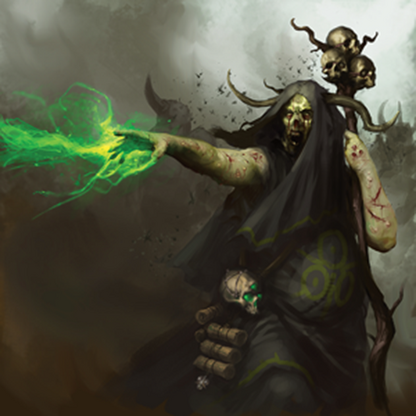 Hechicero de Nurgle por Igor Kieryluk