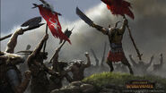 Reagrupando al rebaño Hombres Bestia por Milek Jakubiec Warhammer Total War