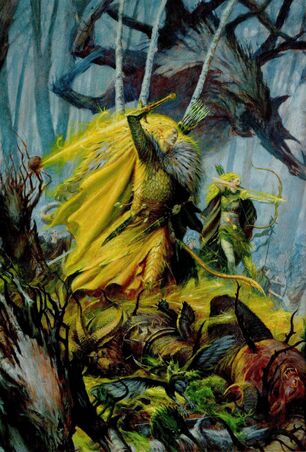 Elfos Silvanos Portada 6ª Edición por Paul Dainton