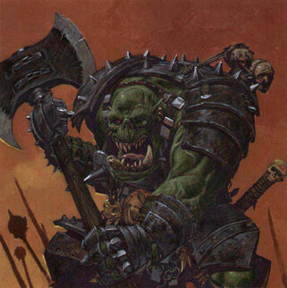 Grimgor Piel'ierro por Adrian Smith