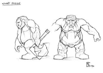 Boceto Enano Mark Gibbons