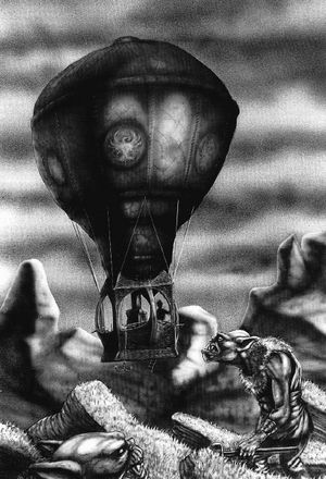 Globo aerostatico la oscura sombra de la muerte