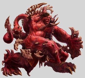 Engendro del Caos de Khorne Warhammer Online por Michael Phillippi