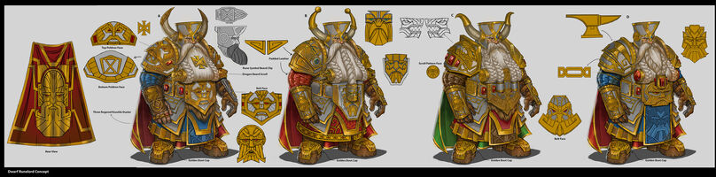 Señores de las runas warhammer total war concept art por Rinehart Appiah
