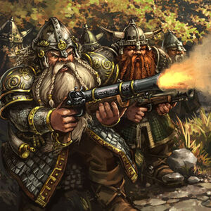 Tiradores de asalto de Snorri por Chris Trevas Atronadores Enanos