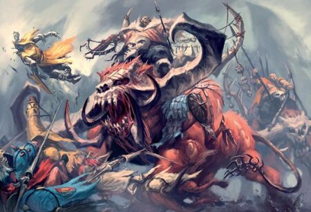Cuernos Pétreos Reinos Ogros 8ª Edición ilustración color