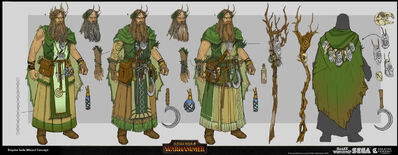 Hechicero jade warhammer total war concept art por Rinehart Appiah