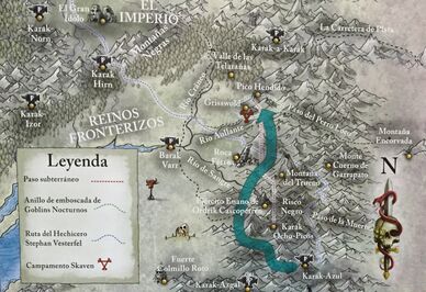 Mapa de Batalla del Pico Hendido