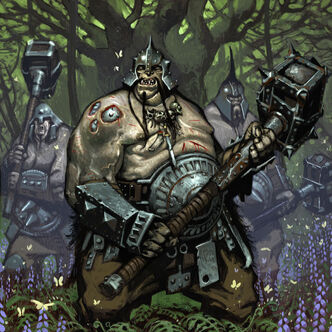 Ogros Tripaduras de Tiernen Trevallion Warcry sabertooth.jpg