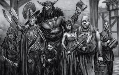 Portuarios de Altdorf gente