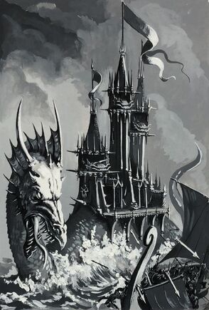 Fortaleza de la Muerte Elfos Oscuros por Dave Gallagher