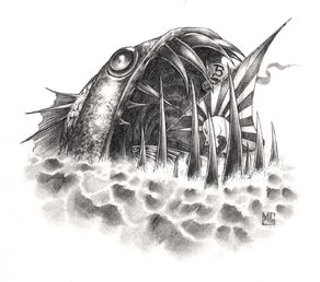 Leviatán Negro por Mark Gibbons Man O' War.jpg