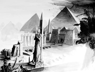 Pirámides de Khemri por Dave Gallagher
