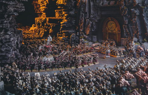 Batalla de la ruptura de las montañas skaven enanos
