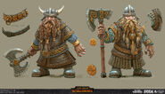 Guerreros de clan enanos warhammer total war por Michal Gutowski