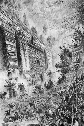 Ciudadela y Ejército del Caos John Blanche.jpg
