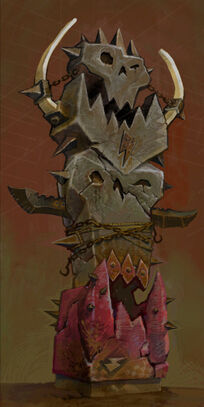 Totem Orco por Ted Beargeon