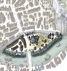 Mapa de Toteninsel - Altdorf, Corona del Imperio