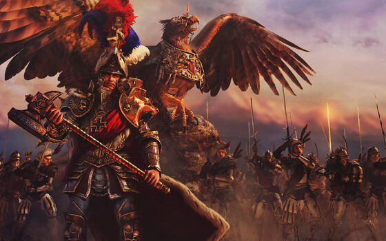 Karl Franz ante el ejerciro Total War