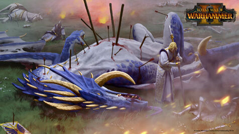 Derrota altos elfos campo batalla warhammer total war por Plamen Genov