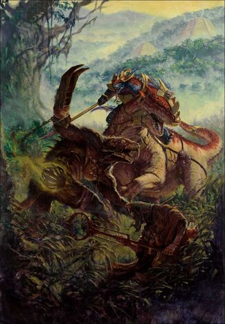 Portada libro Lustria por Karl Kopinski