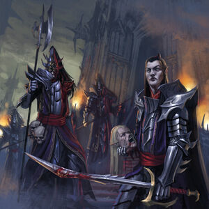 Guardia Negra de los Elfos Oscuros por Diego Gisbert Llorens