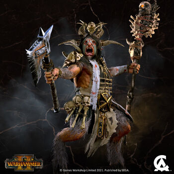 Gran chamán de rebaño total war warhammer