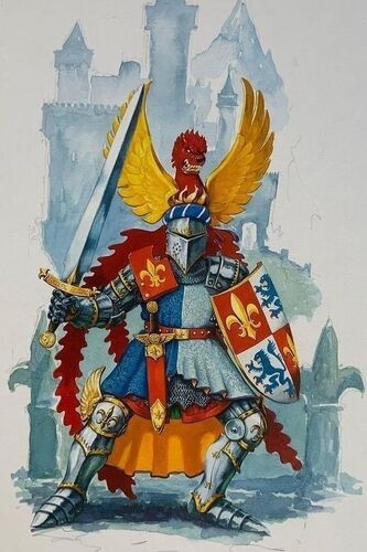 Caballero del Reino Bretonia Warhammer Quest por Dave Gallagher