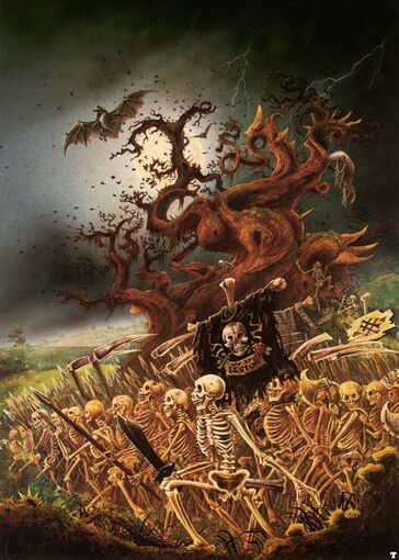 John blanche skeleton horde