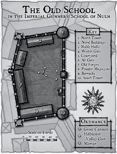 Mapa Escuela Imperial de Artillería