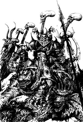 Campeón en Juggernaut de Khorne por Ian Miller