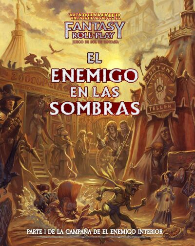 El Enemigo en las Sombras portada cuarta edición rol