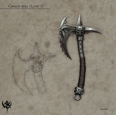 Hacha del Caos (Bajo 01) por Dan Scott.jpg