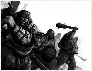Tripasduras Reinos Ogros 6ª Edición ilustración B&N