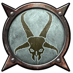 Emblema warhammer total war tribu cuerno dentado