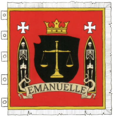 Estandarte de Emmanuelle von Liebwitz por Neil Hodgson
