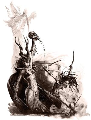 Caldero de Sangre por Dave Gallagher Elfas Brujas
