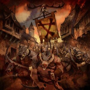 Ejército skaven atacando por Jon Hodgson