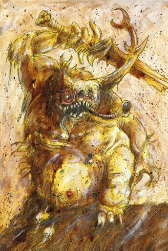 Gran Inmundicia del Caos por John Blanche